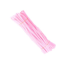 Wholesale educational toys 30cm colored diy pipe cleaner fluffy sticks chenille stem for kids